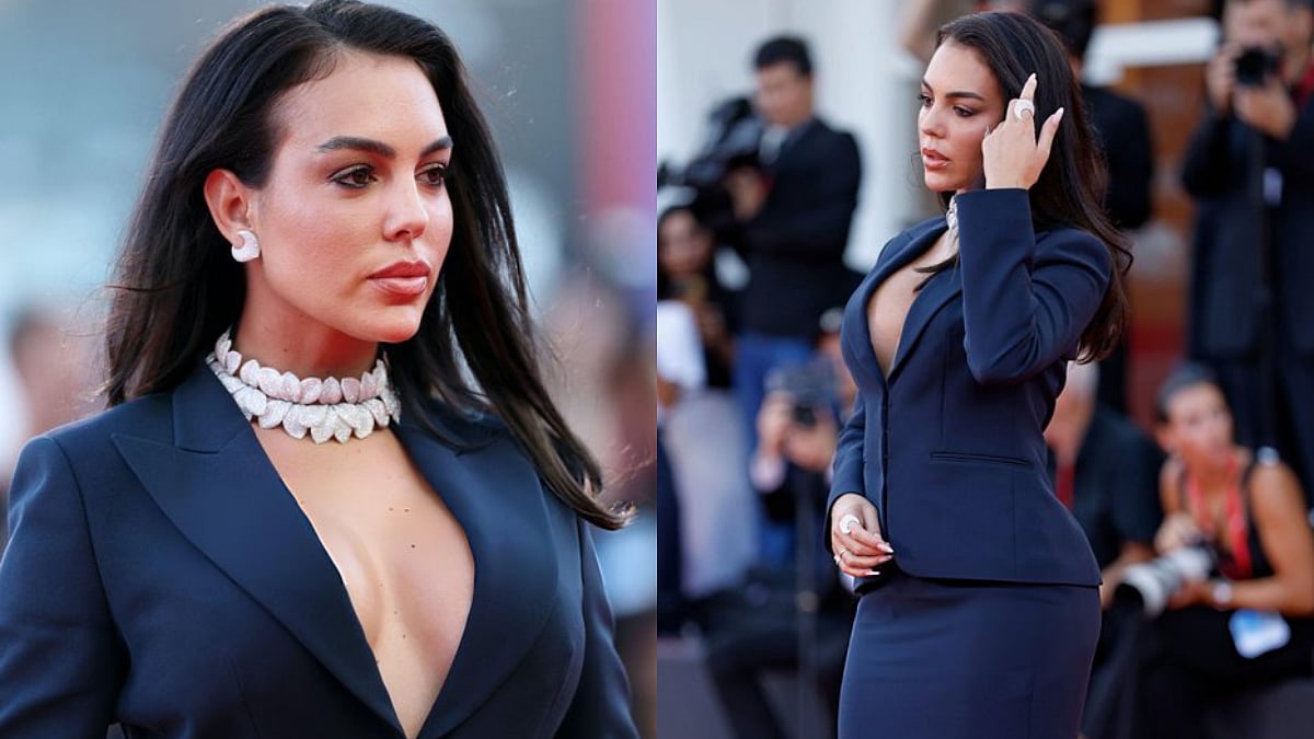 Georgina Rodríguez Attends Venice Film Festival Post-Wedding
