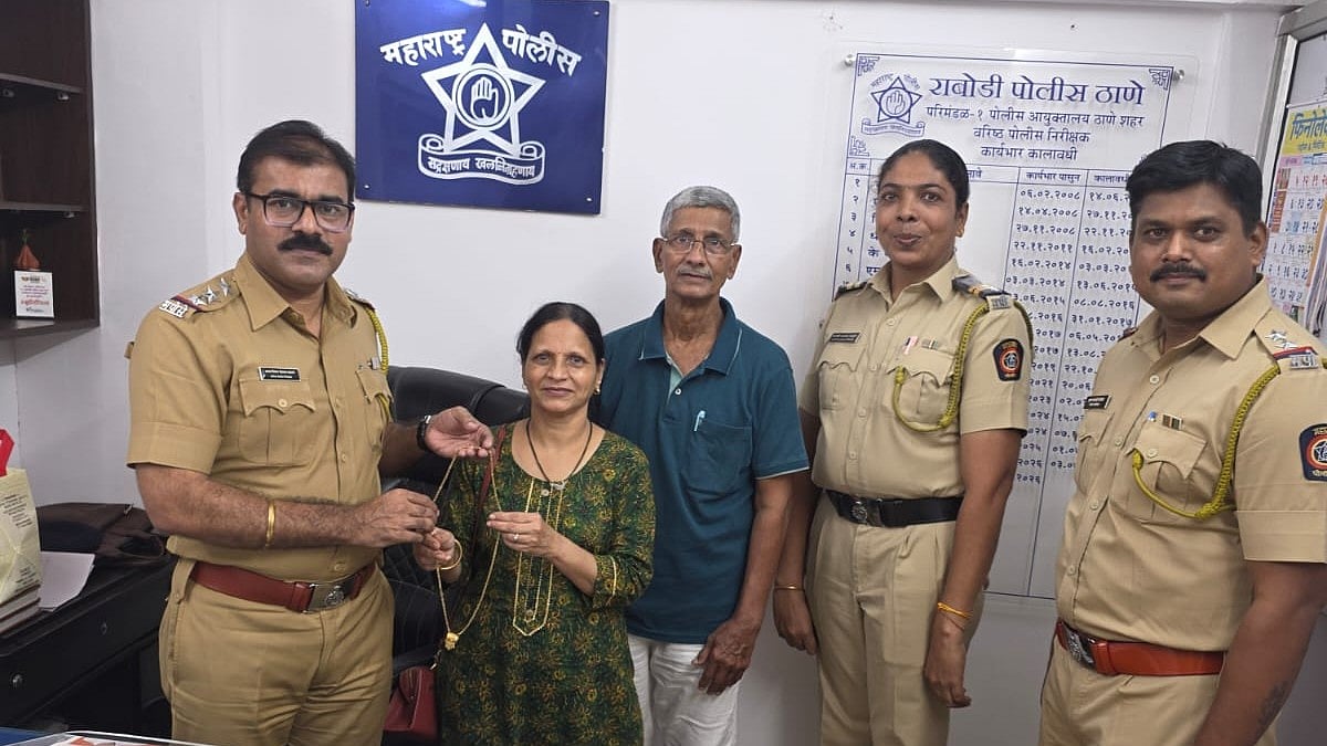 Thane Police Recovers ₹3.5 Lakh Gold Mangalsutra in Under an Hour