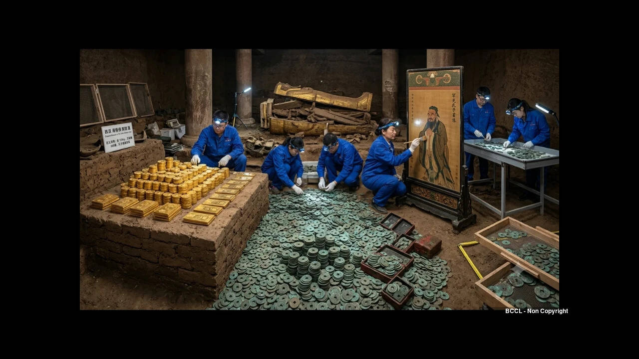 Chinese Tomb Yields 2 Million Coins, 120kg Gold