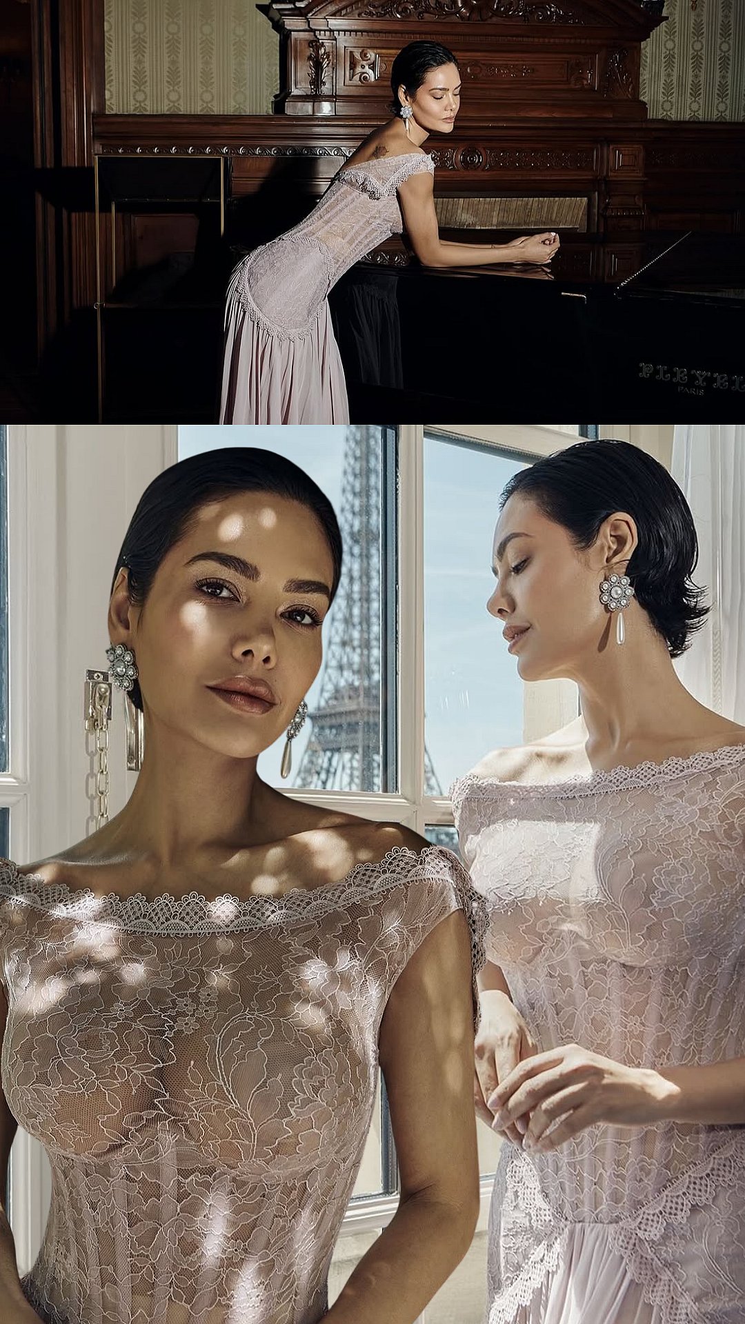 Esha Gupta Stuns In Sheer Gown At Paris Show
