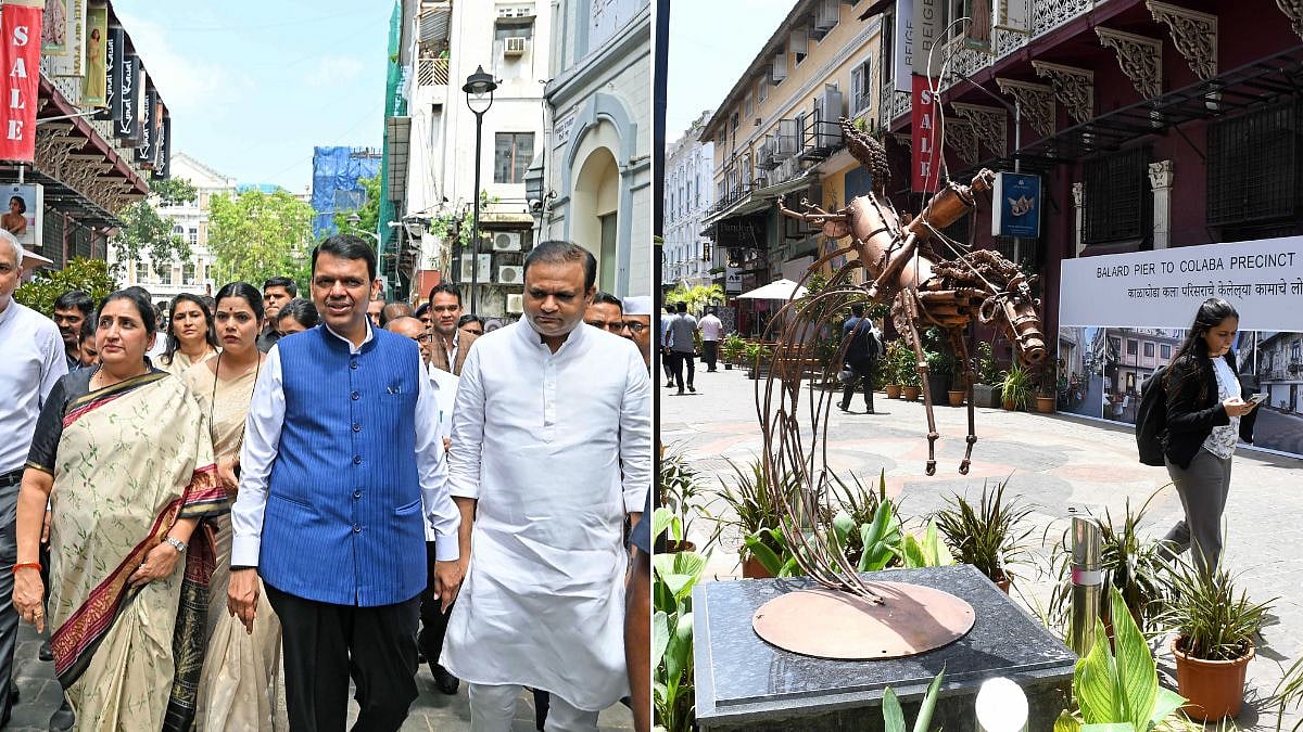 CM Fadnavis Unveils Art Avenue Project At Kala Ghoda