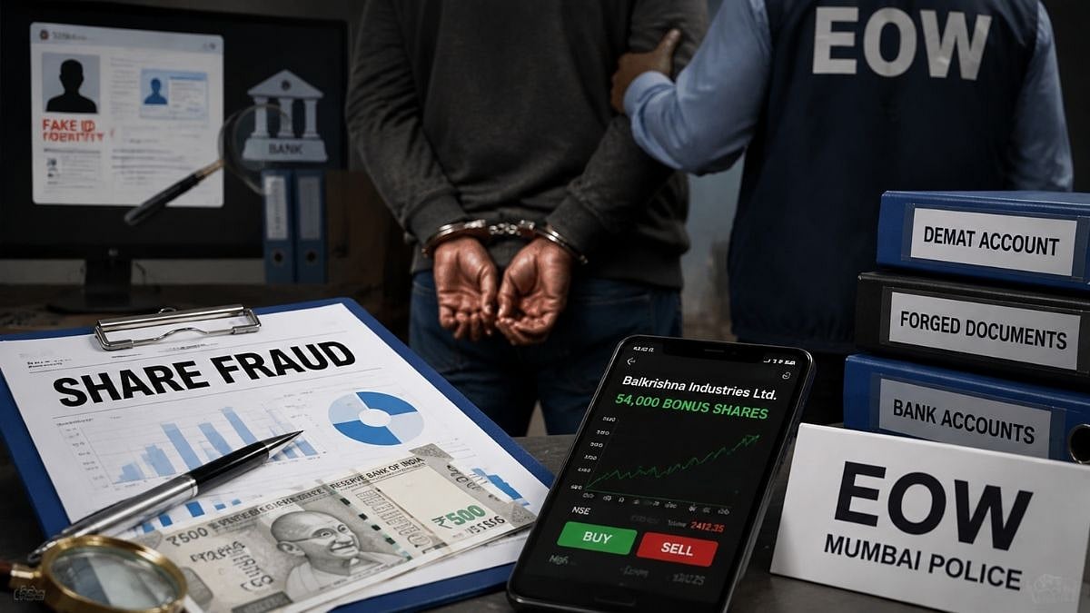 Mumbai Police Arrests Vadodara Man In ₹16 Crore Share Fraud