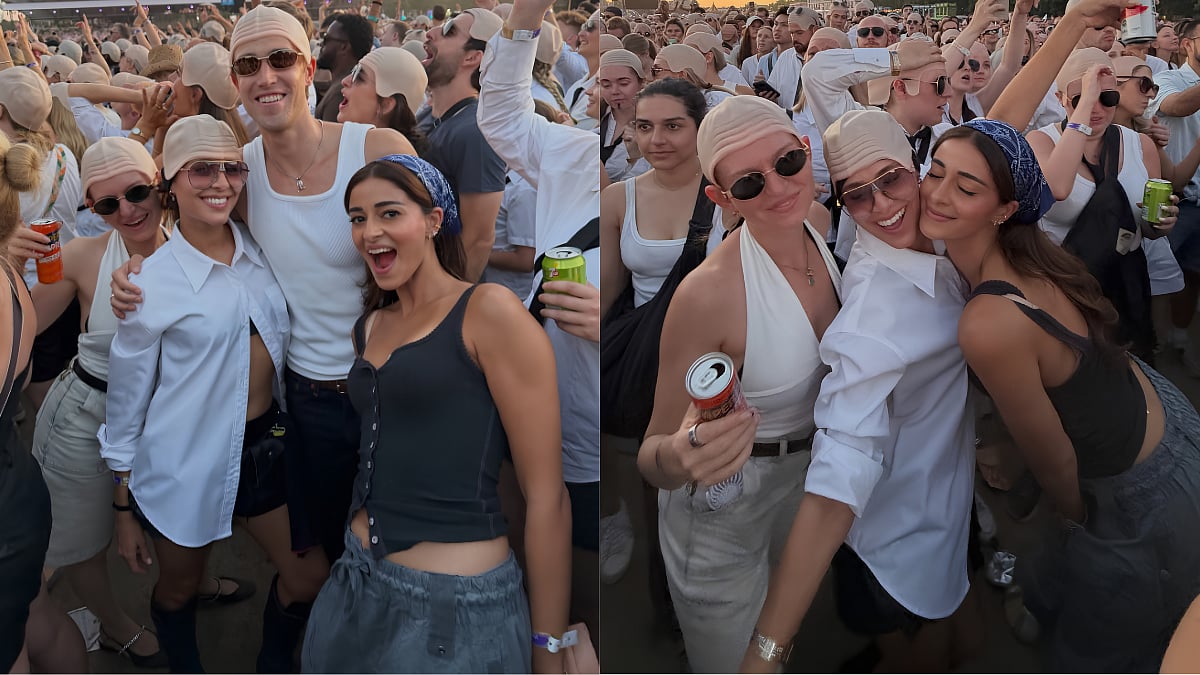 Ananya Panday Attends Pitbull's Record-Breaking London Concert