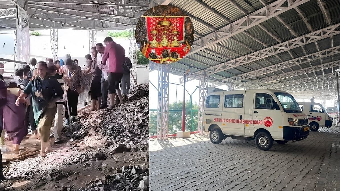 Landslide Hits Vaishno Devi Track After Heavy Rains