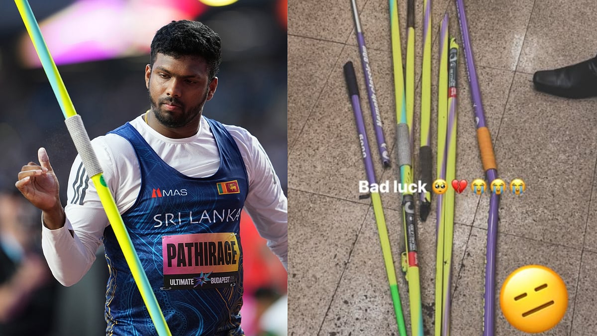 Sri Lankan Javelin Star's Equipment Damaged