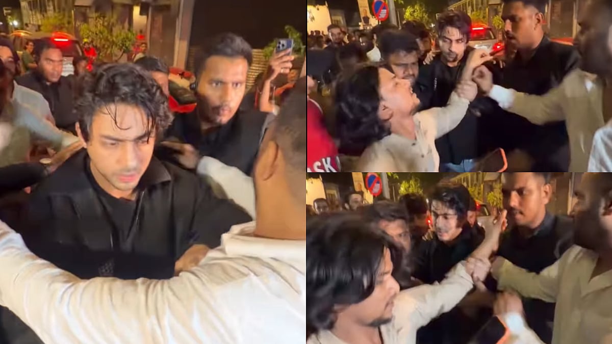 Aryan Khan Mobbed, Helps Fallen Fan