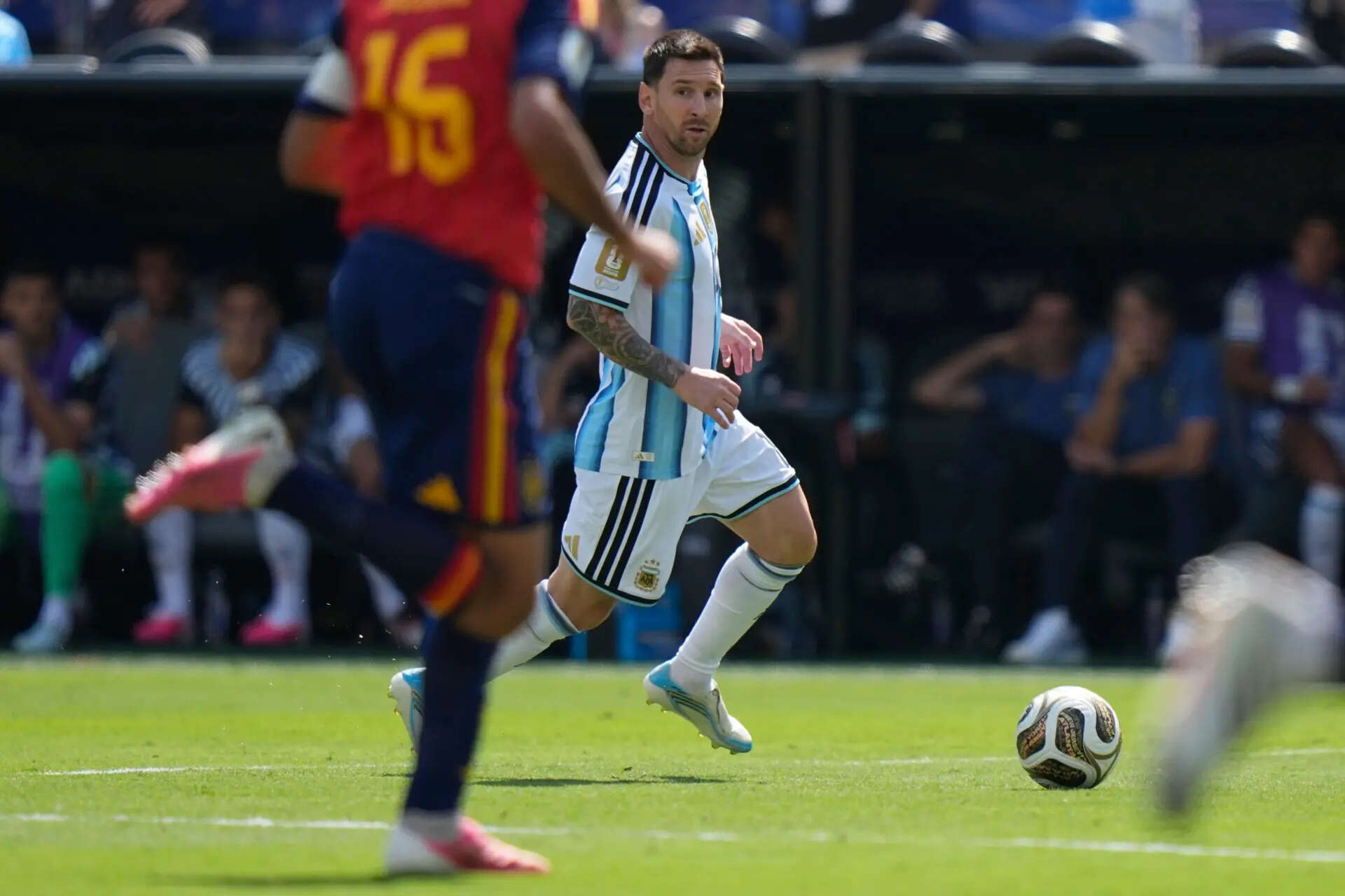 Spain Dominates Argentina in World Cup Final First Half