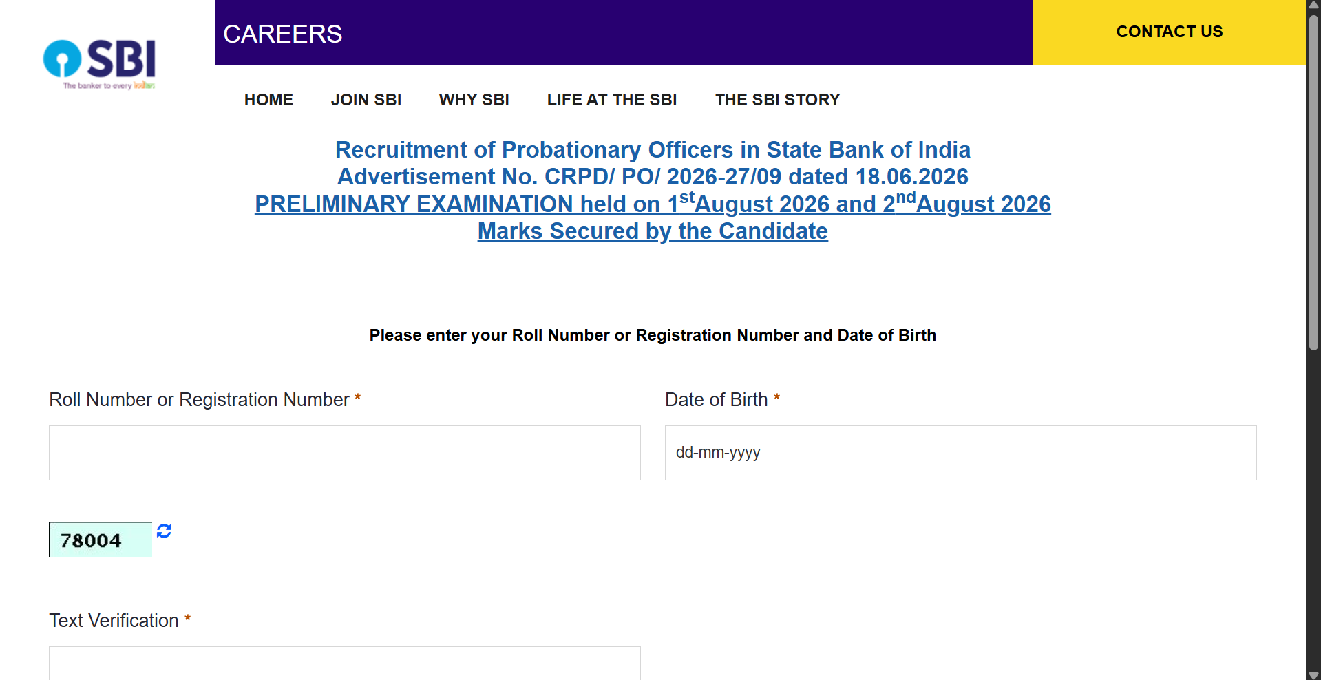 SBI PO Prelims Result 2026 Released