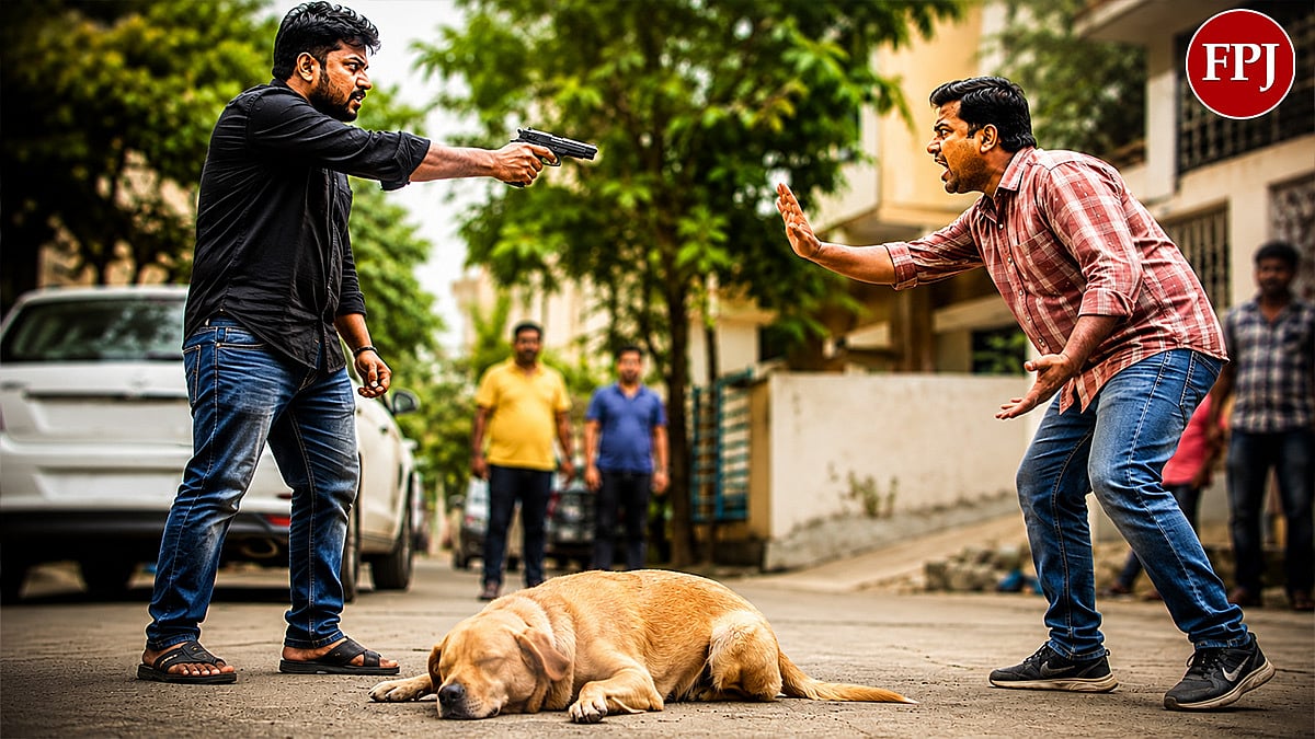 Man Shoots Dog, Fires At Owner in Aligarh