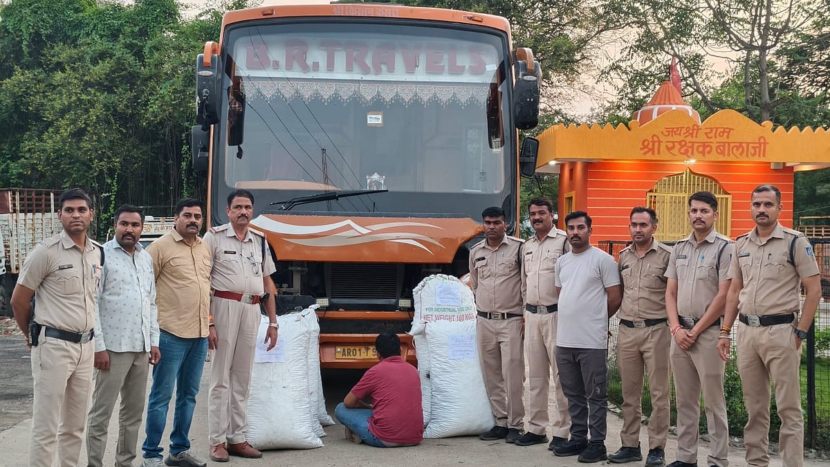 Neemuch Police Seize 105-Kg Poppy Husk, Arrest One