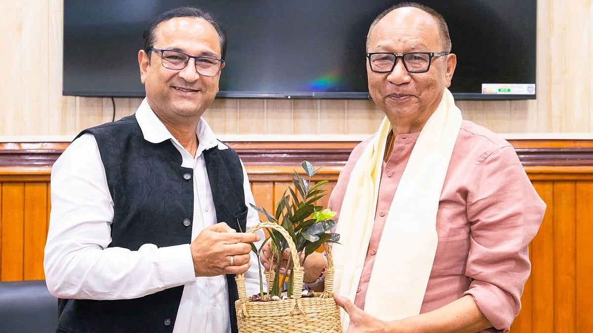 NFR GM Meets Manipur Governor, CM