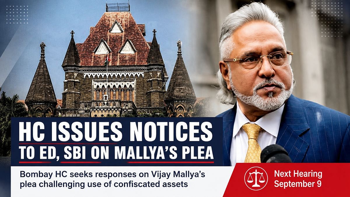 Bombay HC Asks SBI, ED To Respond To Mallya's Plea