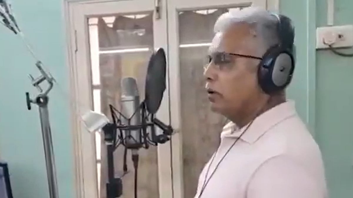 BJP Leader Dilip Ghosh Sings Song About Jhalmuri Snack