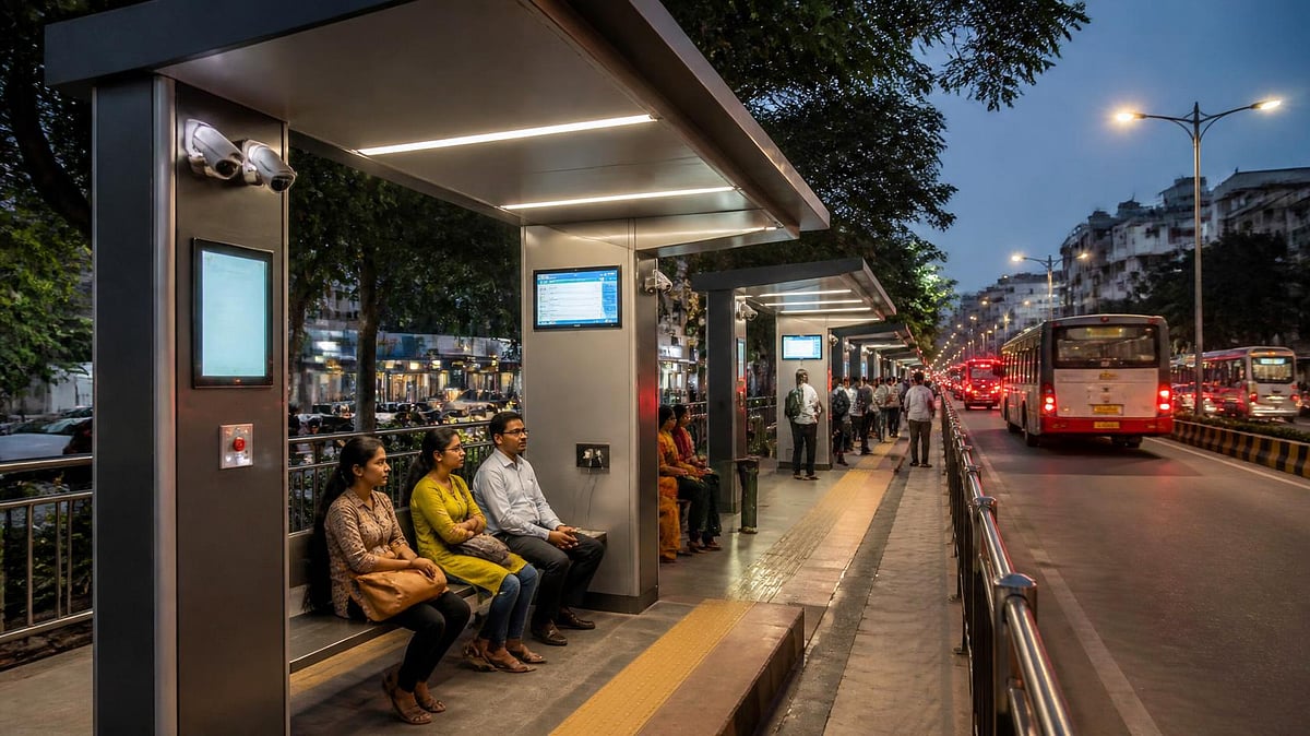 Pune to Get 685 Digital Bus Shelters with CCTV