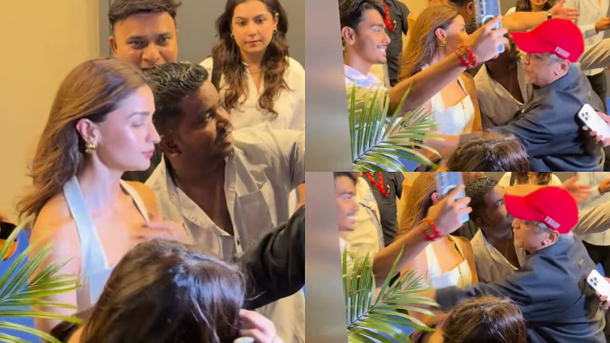 Alia Bhatt's Bodyguard Pushes Fan At Event