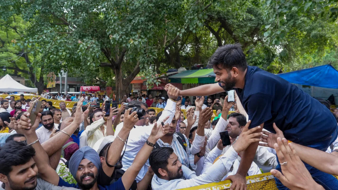 Protesters Gather at Jantar Mantar