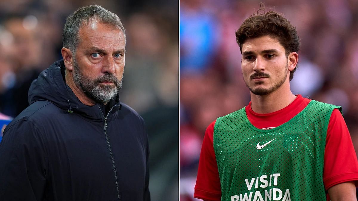 Barcelona Coach Hansi Flick Silent on Julian Alvarez Transfer