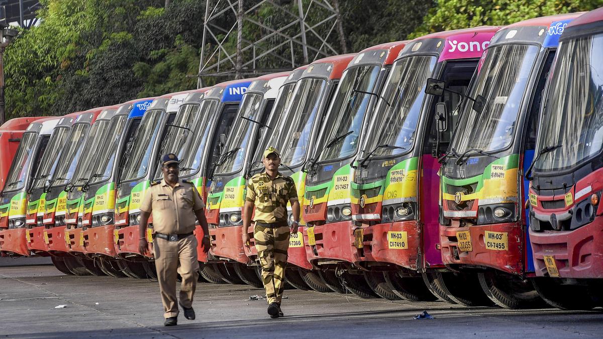 BEST Bus Rolls Into Office at Colaba Depot