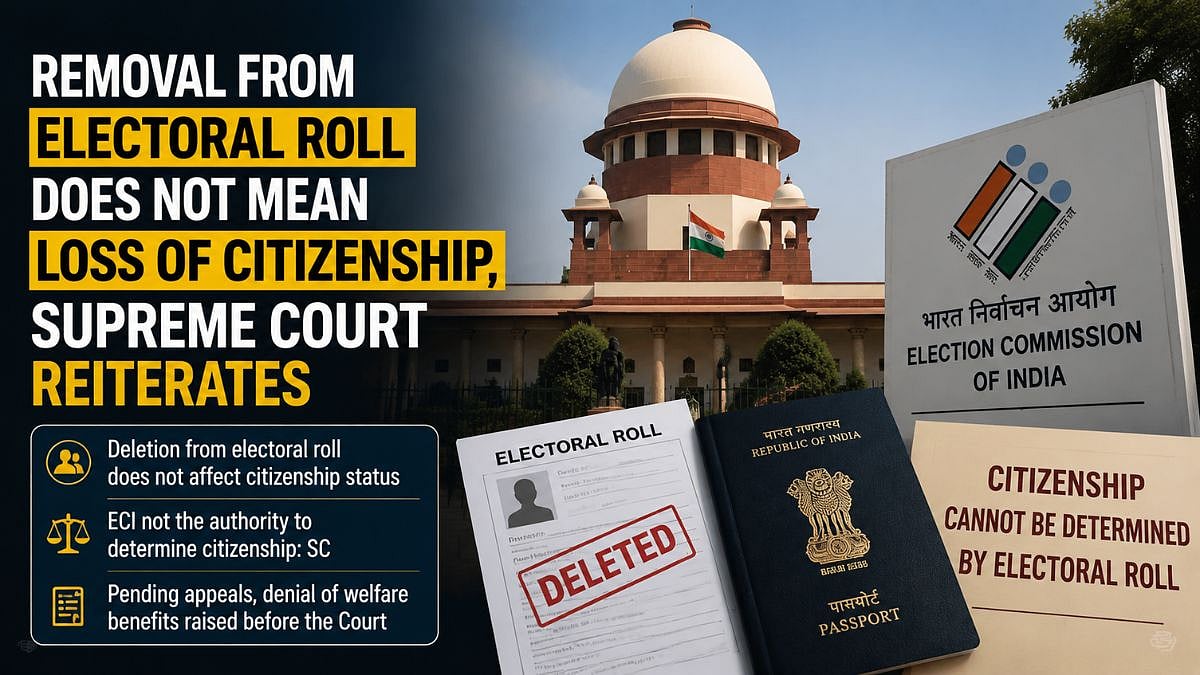 Supreme Court: Electoral Roll Removal Doesn't Mean Loss Of Citizenship