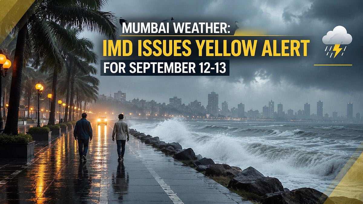 Mumbai Under Yellow Alert For Rain, Thunderstorms