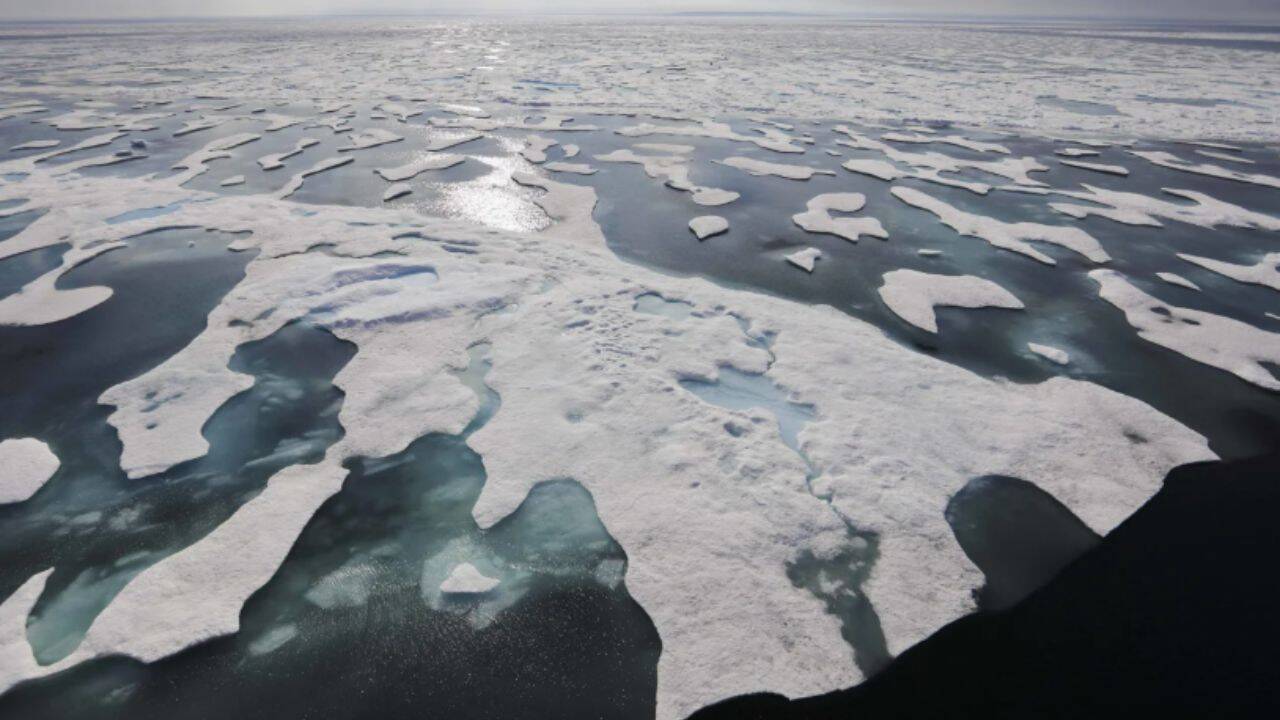 Arctic Ice Thickens with Seawater Spray