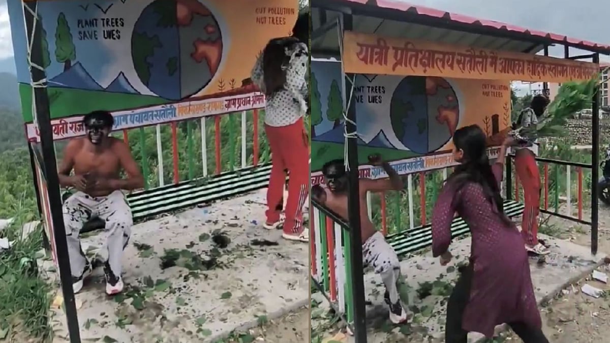 Men Harassing Girls Thrashed, Face Blackened in Nainital