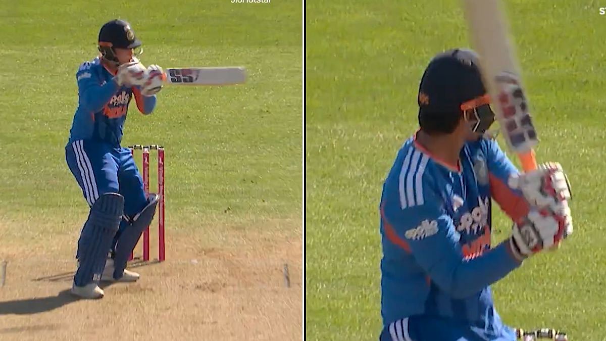 Sooryavanshi Hits Stunning Six In IND Vs ENG 4th T20I
