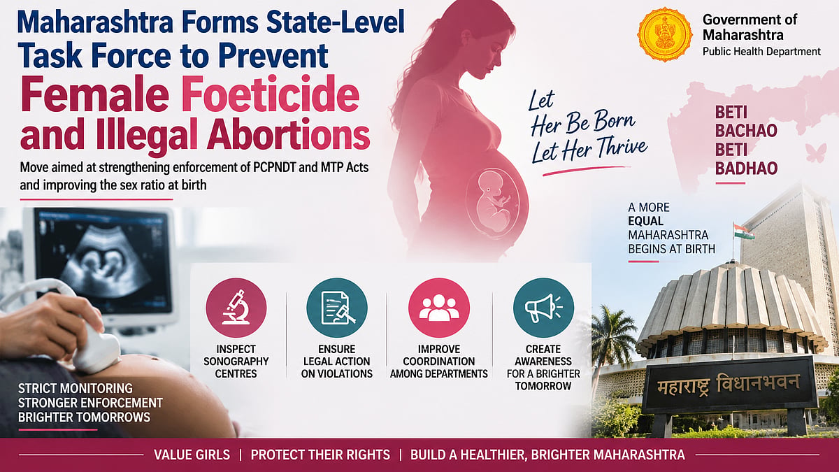 Maharashtra Forms Task Force To Prevent Female Foeticide
