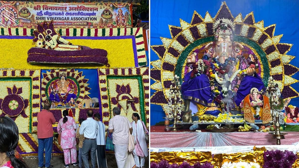 Matunga Flower Merchants Spend ₹10 Lakh On Ganpati Decorations