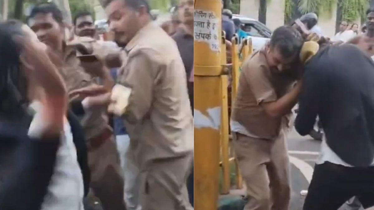 Constable, Lawyer Brawl Near Kanpur Court
