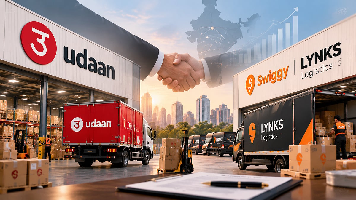 Udaan Acquires Swiggy's Logistics Arm For Rs 500 Crore