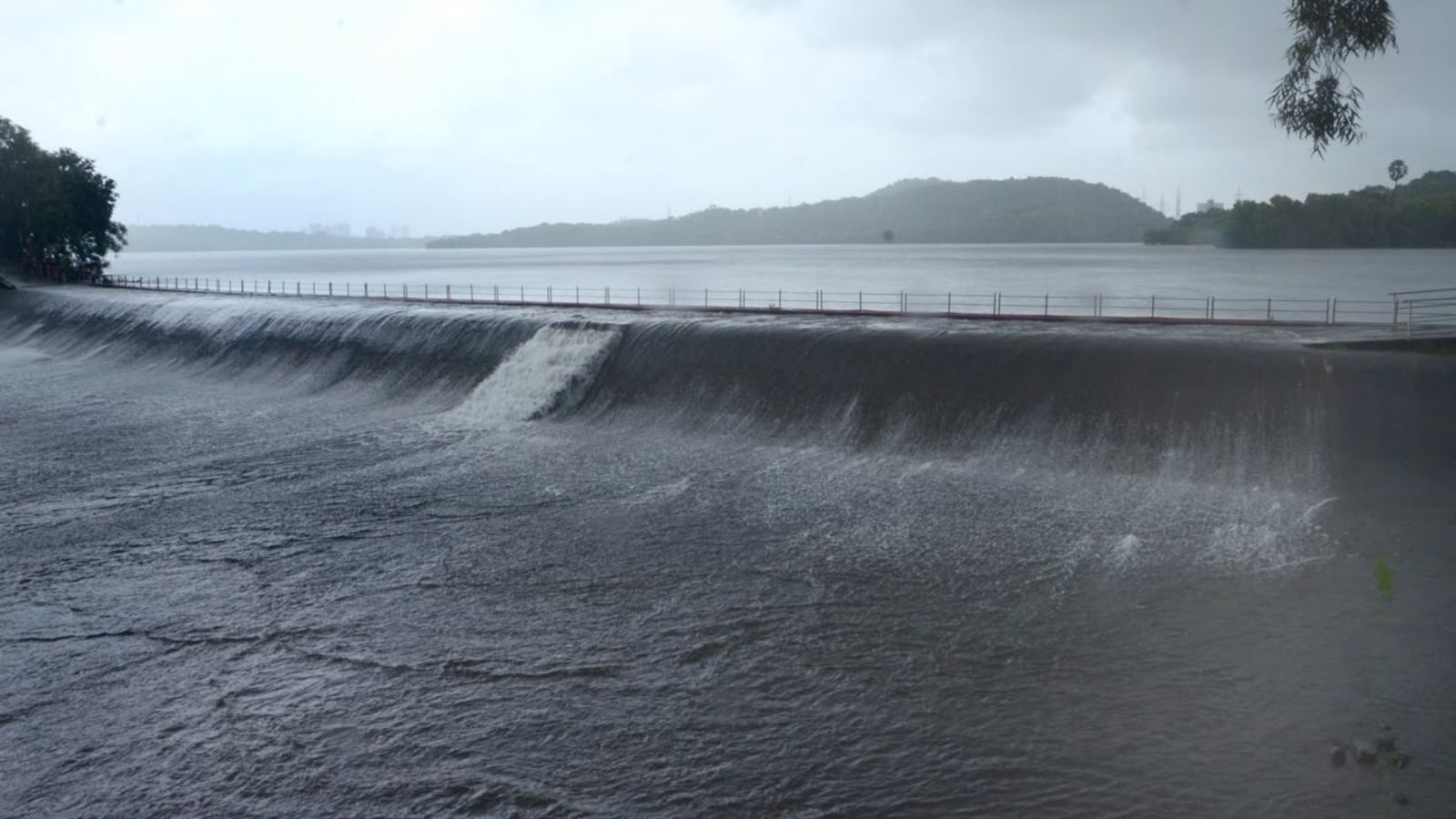 Mumbai Lakes Overflow After Heavy Rain