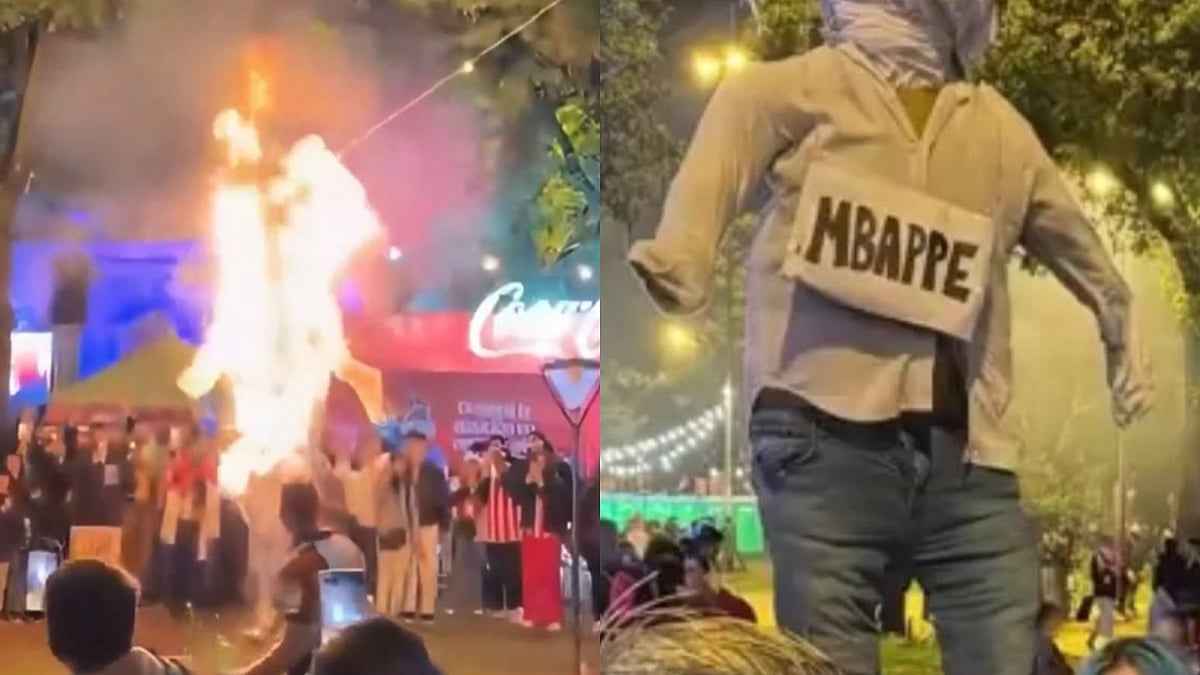 Kylian Mbappe Effigy Burned In Paraguay After World Cup Loss