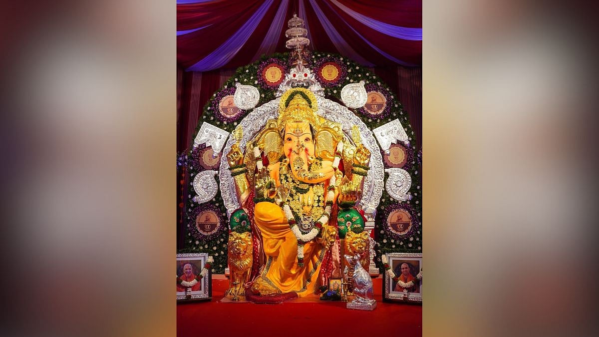 GSB Seva Mandal's Maha Ganapati Adorned With 66 Kg Gold