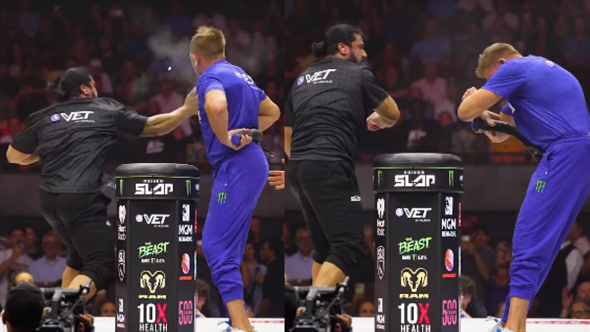 Mahabali Shera Knocks Out Jake Hager At Power Slap 21