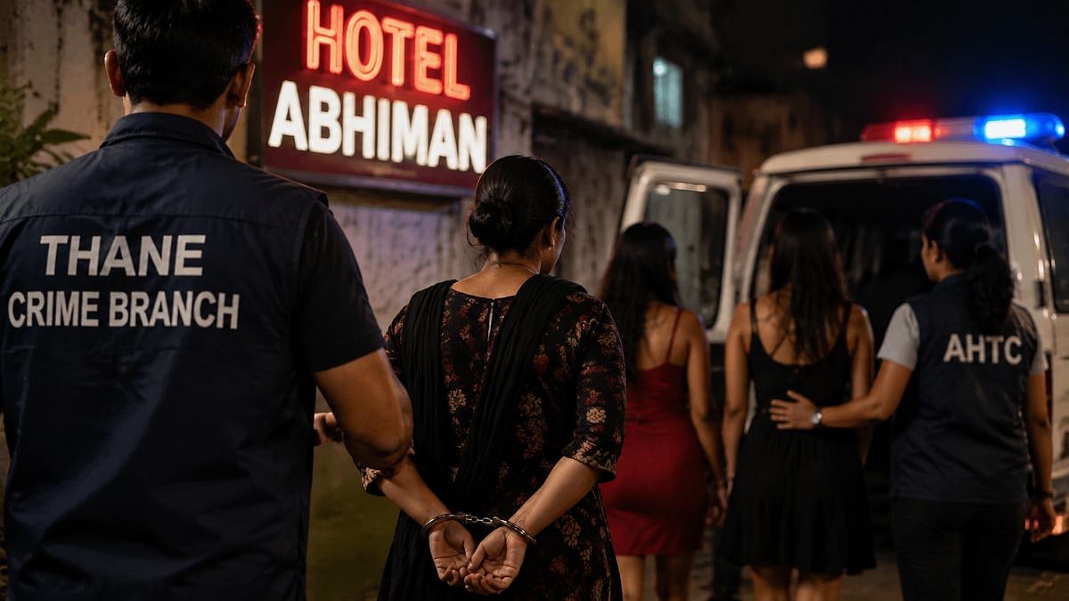 Thane Crime Branch Busts Sex Racket, Arrests Female Agent
