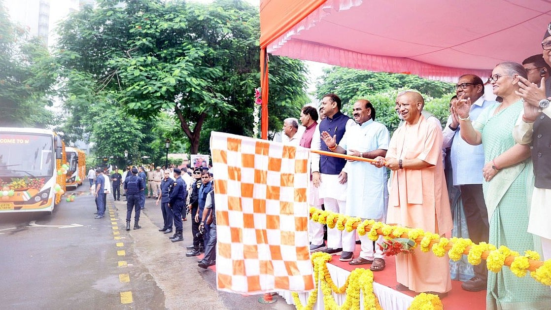 UP CM Yogi Adityanath Launches Free Bus Travel For Senior Women