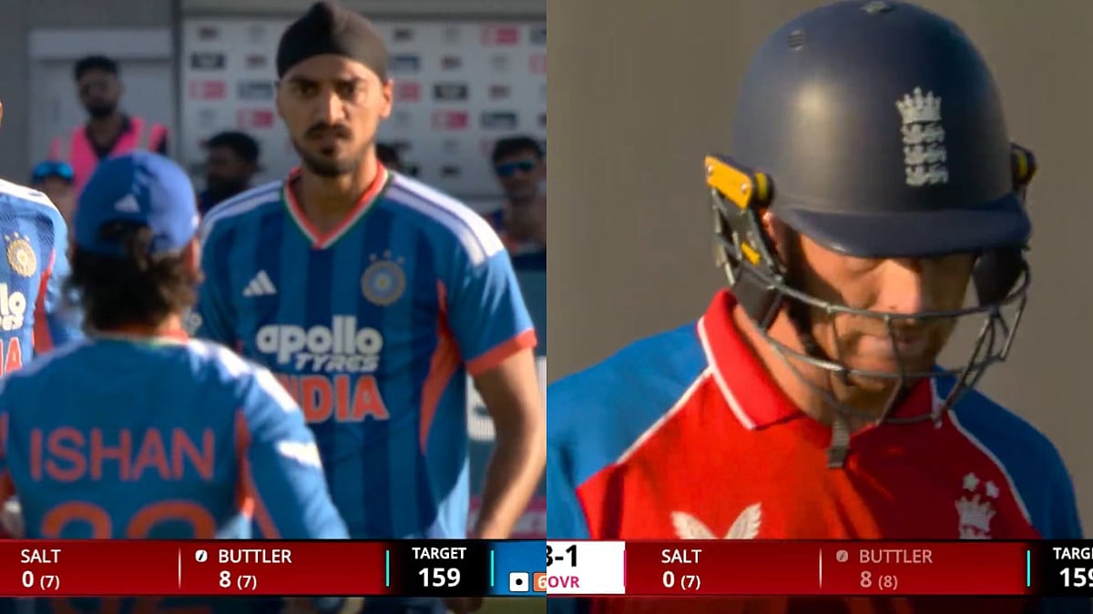 Arshdeep Singh Dismisses Jos Buttler In 4th T20I