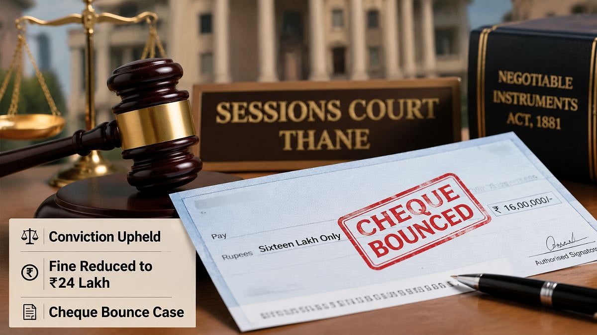 Thane Court Reduces Fine To ₹24 Lakh In Cheque Bounce Case