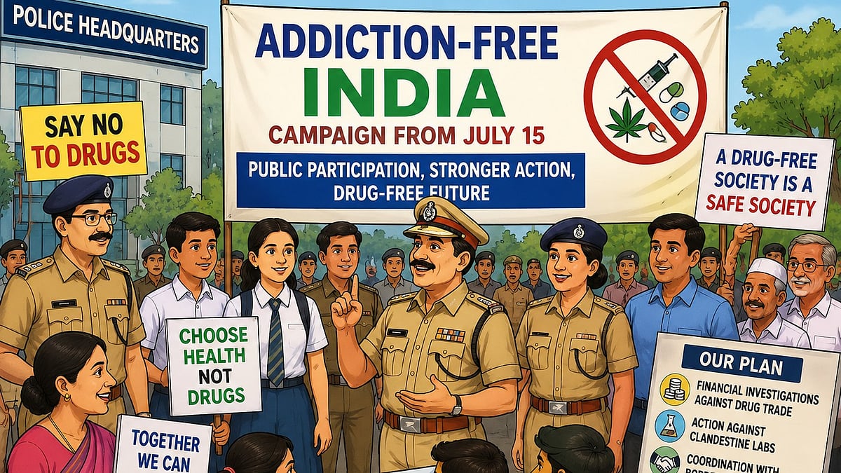 Madhya Pradesh Police Launches Addiction-Free Campaign