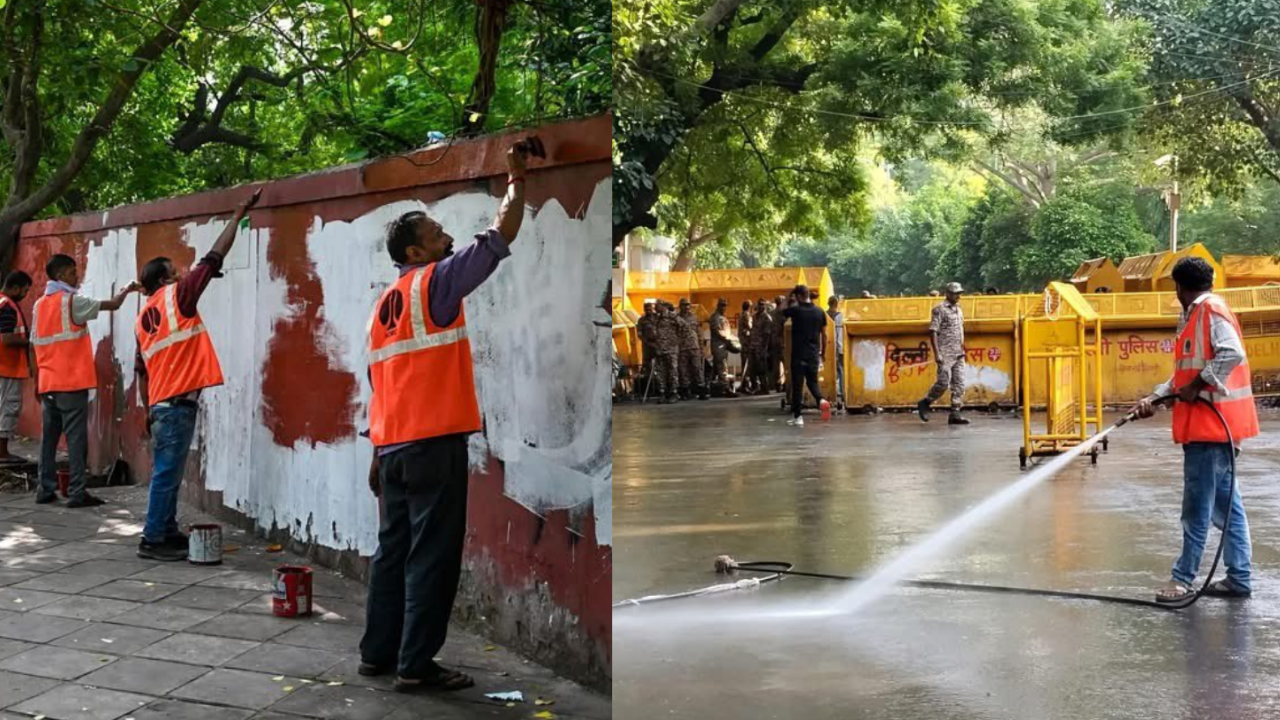 NDMC Clears 52 Tonnes Waste at Jantar Mantar
