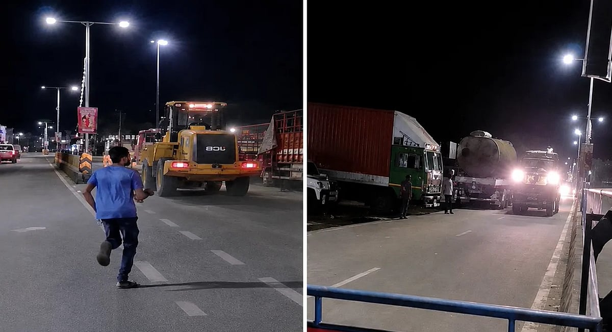 Odisha Police Chase JCB Driver After Dispute