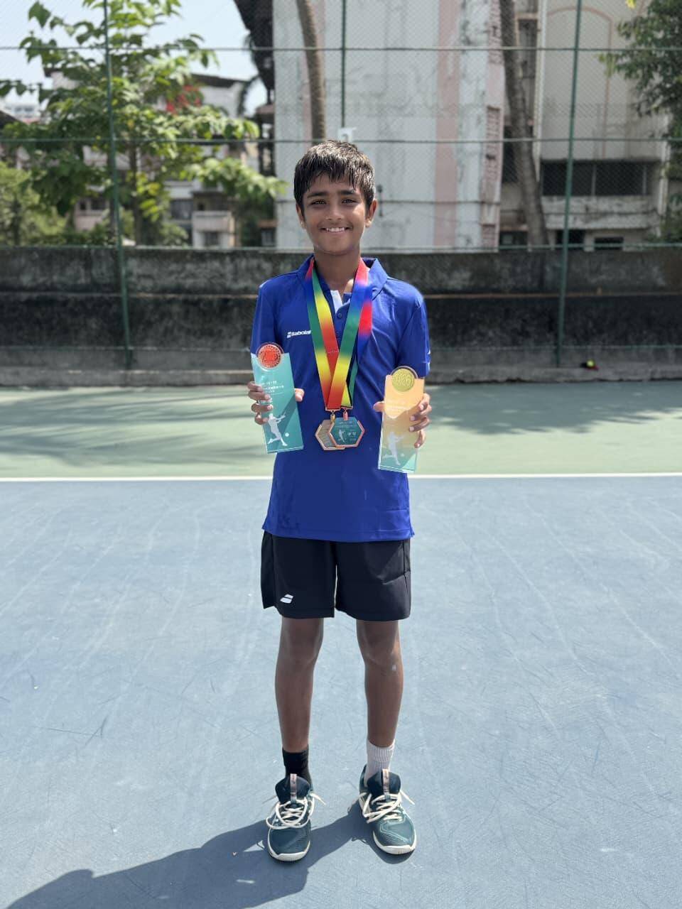 Navi Mumbai Teen Tops India, Ranks 2nd in Asia in Under-14 Tennis