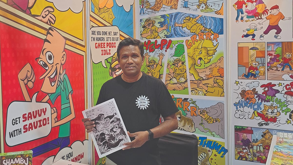 Mumbai Cartoonist Savio Mascarenhas Creates Tinkle's Iconic Characters