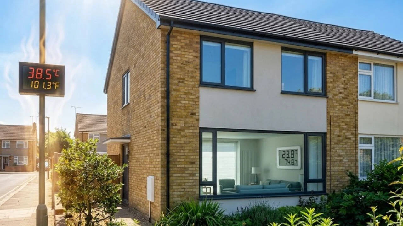 London Homes Damaged by Extreme Heat