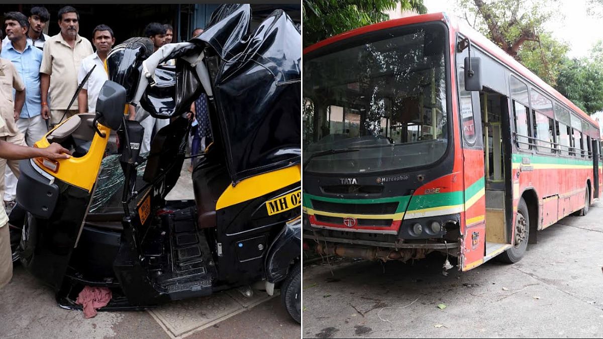 BEST Bus Crash Injures 8 in Andheri