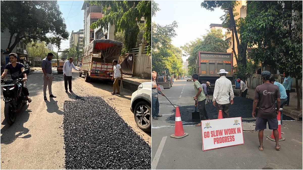 Pune Municipal Corporation Repairs Roads For Warkari Procession