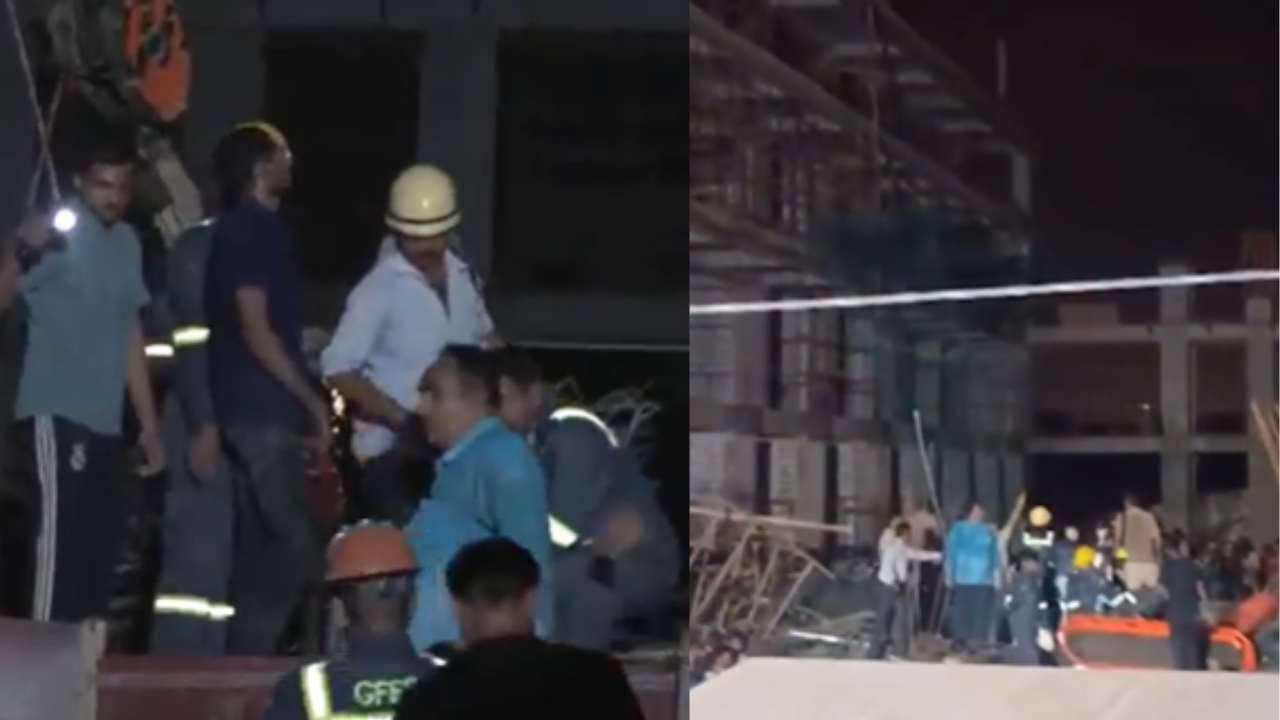 Gandhinagar Building Collapse Kills None