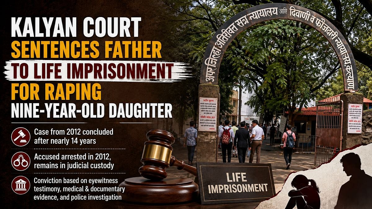 Kalyan Court Sentences Father To Life For Raping Daughter