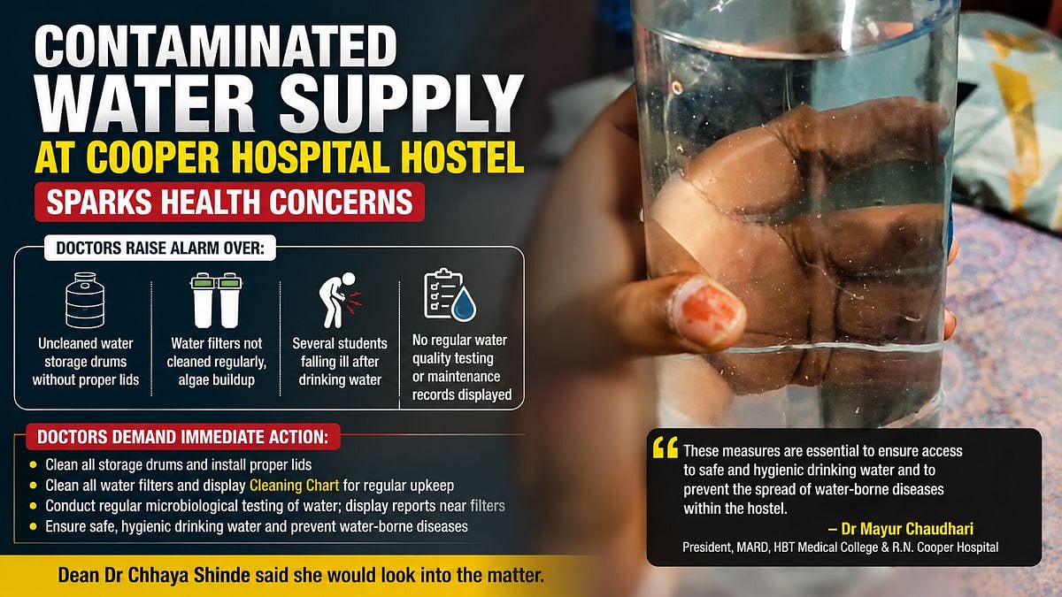 Mumbai Doctors Allege Contaminated Water Supply